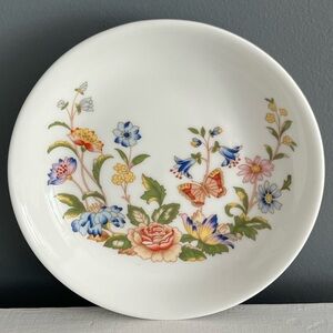 Aynsley Cottage Garden Small Round Trinket Dish Bone China England